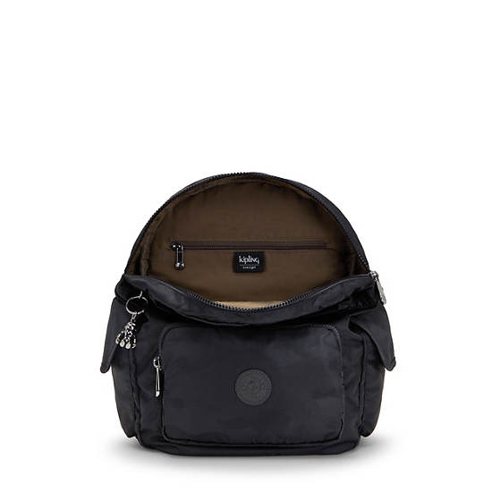 Kipling City Pack Small Classic Rygsække Sort Camo | DK 1500YX